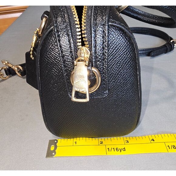 Coach Mini Rowan - Black Leather - Picture 8 of 12